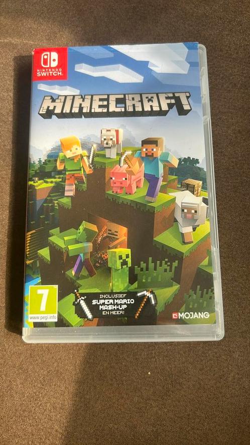 Minecraft, Spelcomputers en Games, Games | Nintendo Switch, Zo goed als nieuw, Overige genres, 1 speler, Vanaf 12 jaar, Online