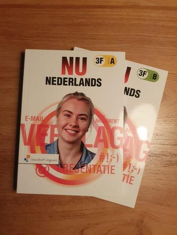 Leerwerkboeken Nu Nederlands mbo 3F deel A en B beschikbaar voor biedingen