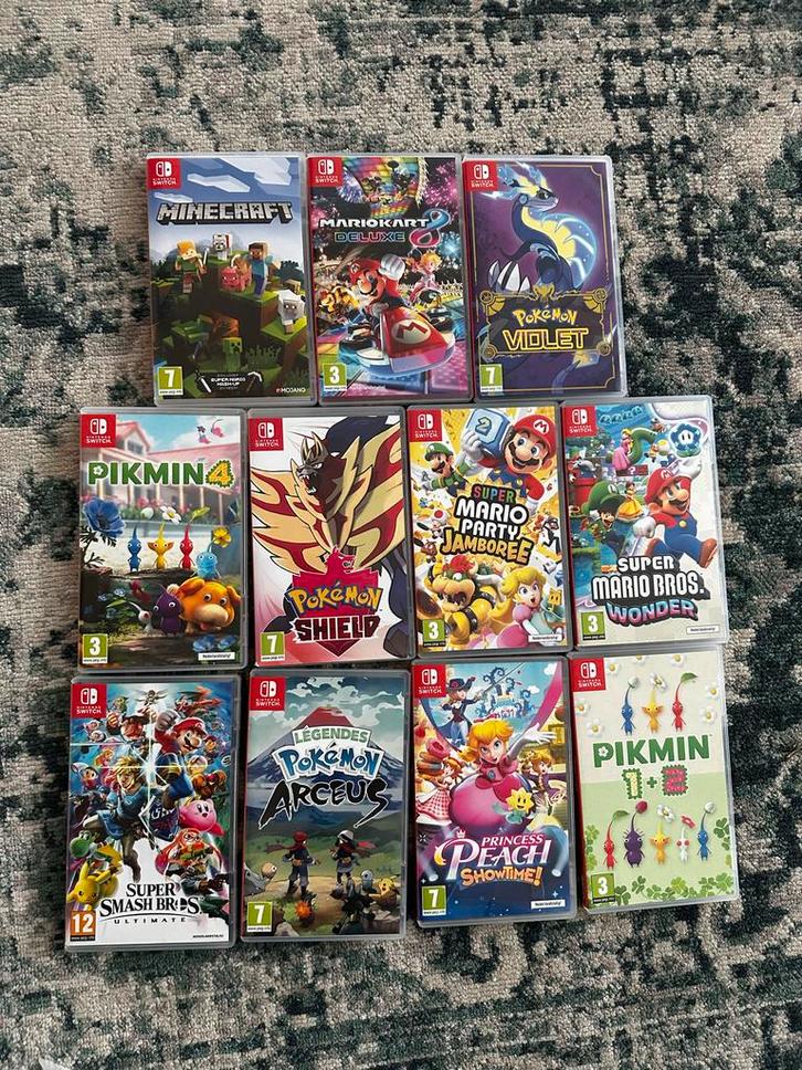 Nintendo Switch Games lege dozen - 11stuks!, Spelcomputers en Games, Games | Overige, Gebruikt, Avontuur en Actie, 1 speler, Vanaf 3 jaar