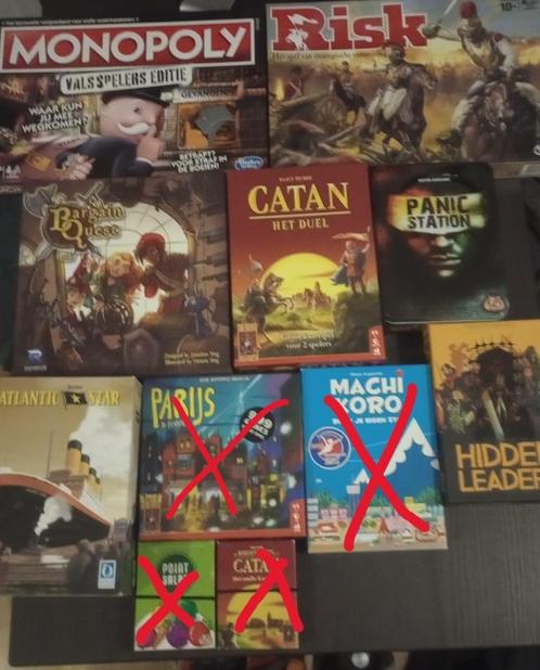 Diverse Spellen, Hobby en Vrije tijd, Gezelschapsspellen | Bordspellen, Zo goed als nieuw, Een of twee spelers, Drie of vier spelers