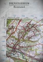 Stafkaart 1951~Kaart Heerlen~n0 62 west + Duitsland Schwarz, Boeken, Atlassen en Landkaarten, Gelezen, Ministerie van Oorlog, Overige gebieden