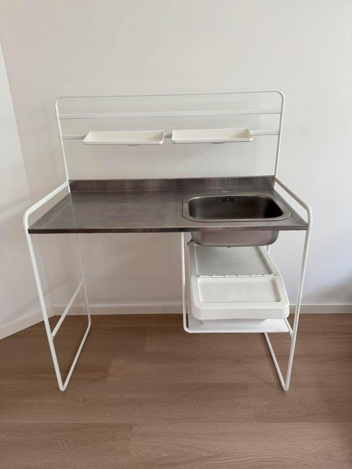 IKEA SUNNERSTA Kitchenette, Huis en Inrichting, Keuken | Complete keukens, Zo goed als nieuw, Overige typen, Wit, Ophalen
