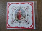 Geborduurd Kerst kaartje  1207, Hobby en Vrije tijd, Kaarten | Zelfgemaakt, Ophalen of Verzenden, Nieuw, Kerst