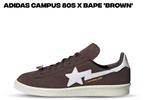 ADIDAS CAMPUS 80’s X BAPE maat 41, Ophalen, Bruin, Nieuw, Sneakers of Gympen