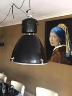 Originele industriële fabrieks hanglamp, Ophalen, 50 tot 75 cm, Zo goed als nieuw, Metaal