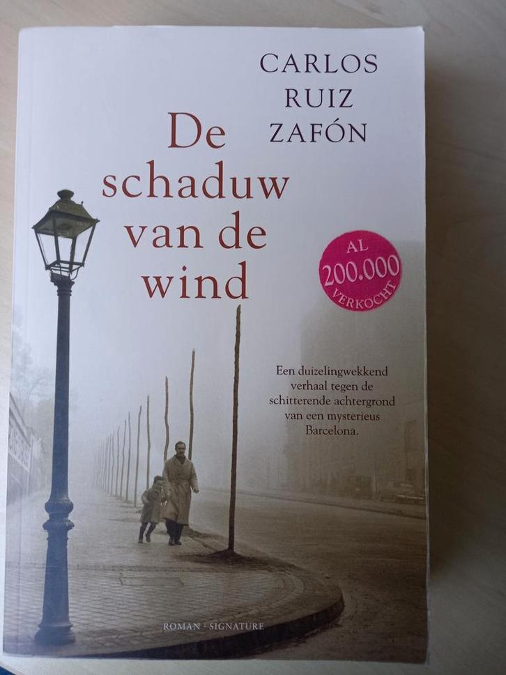 Boek De Schaduw van de Wind - Carlos Ruiz Zafón, Boeken, Romans, Zo goed als nieuw, Nederland, Ophalen of Verzenden