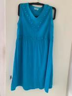 Mooie zomerse jurk in india katoen maat L, Ophalen of Verzenden, Zo goed als nieuw, Blauw, Jurk
