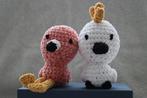 Flamingo / Kakatoe - zelfgehaakte knuffel, Ophalen of Verzenden, Nieuw, Haken, Overige typen