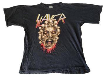 Vintage 90's Slayer T shirt European Tour beschikbaar voor biedingen