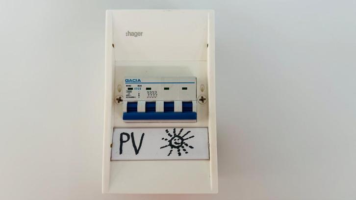 Hager-Gacia Installatieautomaat 3 polig + nul 16A, Doe-het-zelf en Verbouw, Elektra en Kabels, Gebruikt, Overige typen, Ophalen of Verzenden