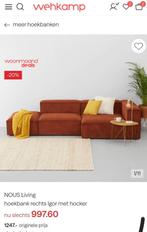Nous living bank, Huis en Inrichting, Banken | Bankstellen, Ophalen, Zo goed als nieuw, Vierpersoons of meer, Stof