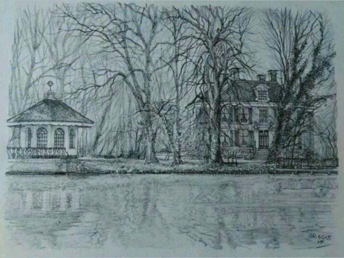 Loenen .. "Over-Holland" .., Antiek en Kunst, Kunst | Tekeningen en Foto's, Ophalen of Verzenden