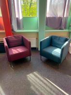 2 fauteuils (Ikea ekero), Minder dan 75 cm, Stof, Zo goed als nieuw, 50 tot 75 cm