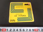 sticker someren sporthal de postel 1976, Ophalen, Zo goed als nieuw, Bedrijf of Vereniging