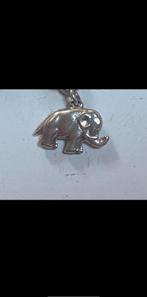 Zilveren bedel kettinghanger olifantje voor bedelarmband, Overige merken, Ophalen of Verzenden, Zo goed als nieuw, 4 bedels of meer