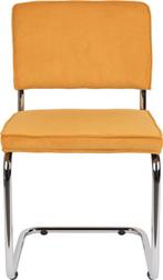 Zuiver Chair Ridge Rib Yellow 24a | van €169 nu €101, Huis en Inrichting, Stoelen