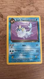 Dark Vaporeon Team Rocket - Zeldzame Pokémonkaart, Ophalen of Verzenden, Gebruikt, Losse kaart