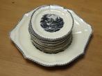Soc.Ceramique art deco petit four set LANDSCHAP, Ophalen of Verzenden
