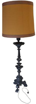 tinnen staande lamp, Ophalen