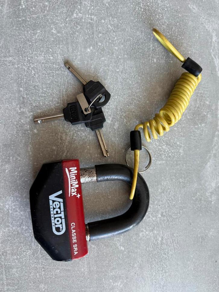 Vector MiniMax schijfslot, Motoren, Accessoires | Sloten, Gebruikt, Ophalen