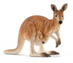 Schleich 14756 kangoeroe, dierfiguur, Ophalen of Verzenden, Gebruikt, Overige soorten, Beeldje of Figuurtje