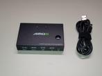 Aimos 2‑poort HDMI KVM switch + 2 USB‑C kabels, Computers en Software, Dockingstations, Aimos, Telefoon, Ophalen of Verzenden