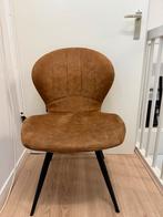 4 MX eetkamerstoel cognac, Ophalen, Gebruikt, Bruin, Vier