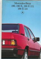 Brochure Mercedes Benz 190 E 190 E 2.6 uit 1986 met 30 pag., Boeken, Ophalen of Verzenden, Zo goed als nieuw, Mercedes