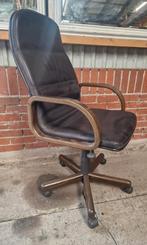 Gave vintage bureaustoel Klöber, Huis en Inrichting, Bureaustoelen, Ophalen, Gebruikt, Zwart