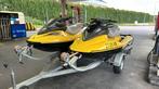 2  Seadoo Waterscooters met bijhorende trailer, Watersport en Boten, Ophalen of Verzenden, Gebruikt, Benzine, 120 tot 200 pk