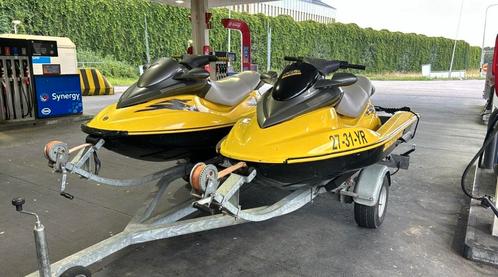 2  Seadoo Waterscooters met bijhorende trailer, Watersport en Boten, Jetski's en Waterscooters, Gebruikt, 120 tot 200 pk, Benzine