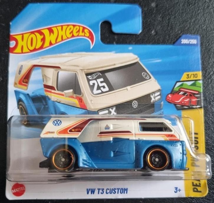 Hotwheels VW T3 custom blauwwit, Hobby en Vrije tijd, Modelauto's | Overige schalen, Nieuw, Bus of Vrachtwagen, Ophalen of Verzenden