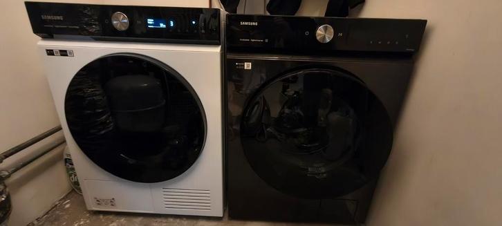 SAMSUNG Bespoke AI combiset wasmachine wasdroger, Witgoed en Apparatuur, Was-droogcombinaties, Gebruikt, 8 tot 10 kg, 85 tot 90 cm