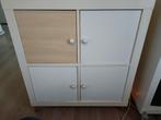 Ikea kallax kastje - opknapper retro met deurtjes & pootjes, Ophalen, Gebruikt, 50 tot 100 cm, Minder dan 100 cm