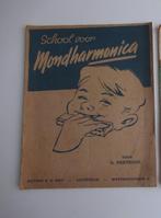 Antiek mondharmonica muziekboek, Muziek en Instrumenten, Gebruikt, Verzenden