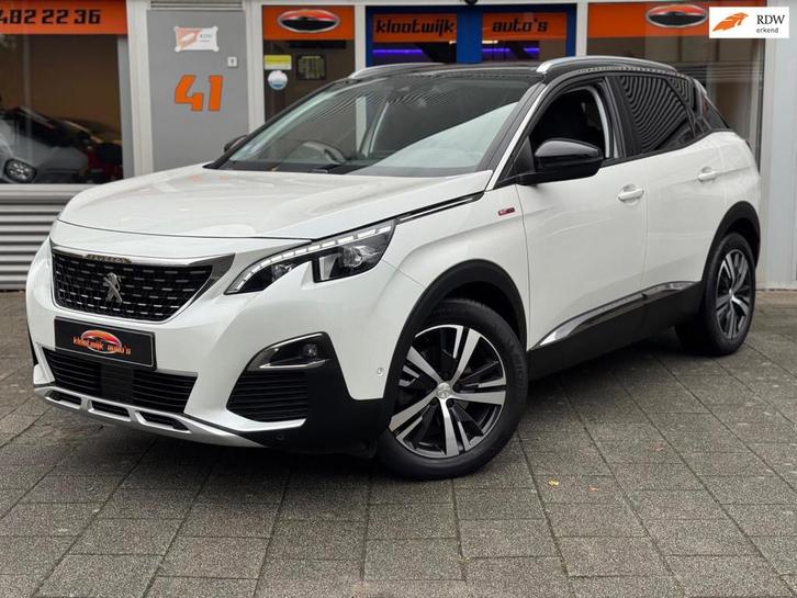 Peugeot 3008 1.2T 130PK GT Line Automaat i-Cockpit Autm. Ach, Auto's, Peugeot, Bedrijf, Te koop, 360° camera, ABS, Achteruitrijcamera