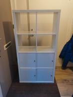 Kallax 2x4 vakkenkast ikea Wit met 4x deur inzet wit, Ophalen, Met plank(en), 100 tot 150 cm, 50 tot 100 cm