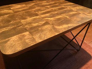 VITRA Eames LTR OCCASIONAL TABLE goud GOLD LEAF design 1956