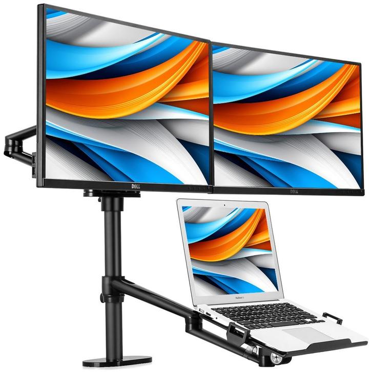 LEVANTU monitor arm 3 schermen, Computers en Software, Overige Computers en Software, Zo goed als nieuw, Ophalen of Verzenden