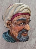 * Vintage Legend karakterkop muurhoofd Turk *, Verzamelen, Beelden en Beeldjes, Ophalen of Verzenden, Gebruikt, Mens