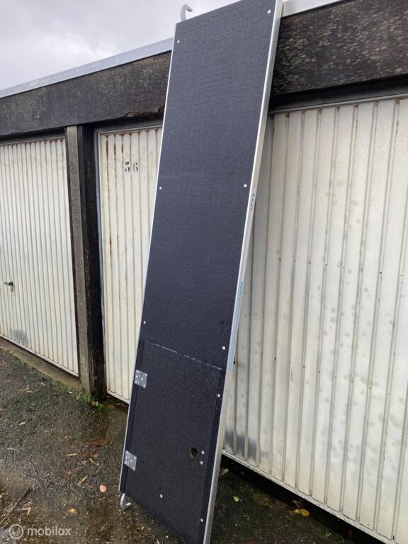 Alumexx carbon platform 250cm met luik, Doe-het-zelf en Verbouw, Steigers, Zo goed als nieuw, Ophalen