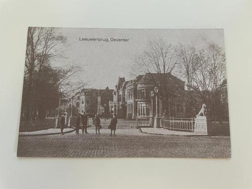 D531 Ansichtkaart Deventer : Leeuwenbrug, Verzamelen, Ansichtkaarten | Nederland, Ongelopen, Overijssel, Ophalen of Verzenden