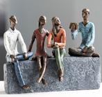 Beeld: Netwerken - Quality Time - Turnen - Joggen enz, Antiek en Kunst, Kunst | Beelden en Houtsnijwerken