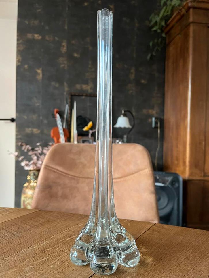 Antieke Art Nouveau Solifleur Vaas - Murano Stijl, Huis en Inrichting, Woonaccessoires | Vazen, Gebruikt, Overige kleuren, Minder dan 50 cm