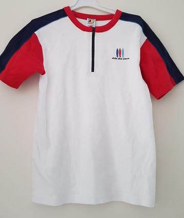 *SALE* Gymboree shirt wit/rood/navy maat 116 *NIEUW (0633) a beschikbaar voor biedingen