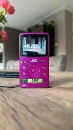 JVC Digitale pocket video/foto camera Roze 1080P 8 megapixel, Ophalen of Verzenden, JVC, Zo goed als nieuw, 20x of meer