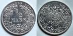 Duitsland Halve mark 1916 J Zilver, Postzegels en Munten, Munten | Europa | Niet-Euromunten, Zilver, Duitsland, Verzenden