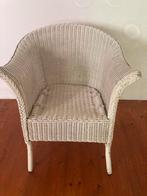 Twee witte rotan stoelen, Ophalen, Gebruikt, Wit, Twee