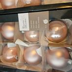 Kerstballen, kerstpegels, piek (taupe en oud roze) intratuin, Diversen, Kerst, Ophalen of Verzenden, Zo goed als nieuw