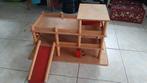 Houten vintage garage..zie foto,s, Kinderen en Baby's, Speelgoed | Houten speelgoed, Ophalen, Zo goed als nieuw, Overige typen